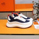 Hermes Gramme Sneakers Dark Blue For Men