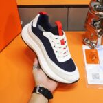 Hermes Gramme Sneakers Dark Blue For Men