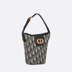 Christian Dior 30 Montaigne Dior Amber Mini Bucket Blue Bag For Women S2319UTZQ_M928- 7 Inches/ 18 Cm