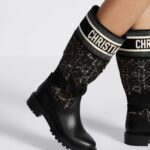 Christian Dior D-Major Boot Black For Women- KCI981CWY_S17X