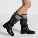 Christian Dior D-Major Boot Black For Women- KCI981CWY_S17X