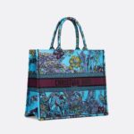 Christian Dior Large Dior Book Tote Celestial Blue Multicolor For Women M1286ZEUP_M259- 42 Cm/ 16.5 Inches