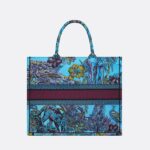 Christian Dior Large Dior Book Tote Celestial Blue Multicolor For Women M1286ZEUP_M259- 42 Cm/ 16.5 Inches