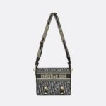 Christian Dior Medium Diorcamp Blue Bag For Women M1240ORIW_M928- 11.5 Inches/ 29 Cm
