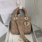 Christian Dior Small Lady Dior Bag Pink For Women 8in/20cm