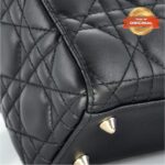 [True-to-ORIGINAL] Christian Dior Small Lady Dior Bag Black For Women 8in/20cm