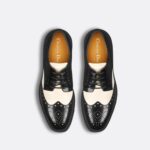 Christian Dior Teddy-D Derby Shoe Black And White For Women- KCB854ACA_S11X