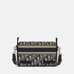 Christian Dior Small Diorcamp Blue Bag For Women M1241ORIW_M928- 9 Inches/ 23 Cm