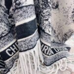  Dior Large Square Scarf White For Women