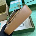 Gucci Horsebit 1955 Small Shoulder Bag Silver/Beige For Women 26.5cm / 10.4in 764155 FACX6 9761