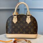 Louis Vuitton Alma BB Monogram Canvas Beige For Women 9.2in/23.5cm LV M53152