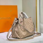 Louis Vuitton Bella Tote Mahina Creme Beige For Women 12.6in/32cm M59203