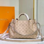 Louis Vuitton Bella Tote Mahina Creme Beige For Women 12.6in/32cm M59203