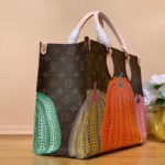 Louis Vuitton LV x YK OnTheGo MM Bag Brown For Women 13.8in/35cm M46466