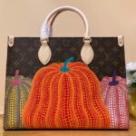 Louis Vuitton LV x YK OnTheGo MM Bag Brown For Women 13.8in/35cm M46466