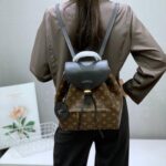 Louis Vuitton Montsouris BB Backpack Black For Women 13IN/ 33cm M45515