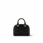 Louis Vuitton Nano Alma Black Bag For Women M83048- 7.1 Inches/ 18 Cm