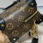 Louis Vuitton Petite Malle Souple Monogram Canvas Brown For Women‎ 7.9in/20cm LV M45571