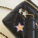 Chanel Vanity Case Shoulder Bag Black For Women 16cm / 6.3in AP1341