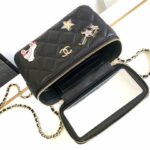 Chanel Vanity Case Shoulder Bag Black For Women 16cm / 6.3in AP1341