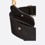 Christian Dior Saddle Belt Black For Women- B0348CCIF_M900