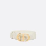 Christian Dior 30 Montaigne Belt White For Women- B0436UWHN_M030