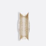 Christian Dior Large Dior Book Tote Gold-Tone And White Bag For Women M1286ZESV_M01E- 16.5 Inches / 42 Cm