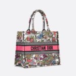 Christian Dior Medium Dior Book Tote White Multicolor Bag For Women M1296ZEBJ_M20E- 14 Inches / 36 Cm