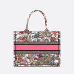 Christian Dior Medium Dior Book Tote White Multicolor Bag For Women M1296ZEBJ_M20E- 14 Inches / 36 Cm
