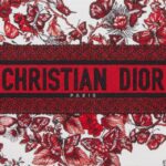 Christian Dior Medium Dior Book Tote White And Red Bag For Women M1296ZESJ_M927- 14 Inches / 36 Cm