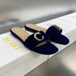 Dior C'est Slide Patent Navy Blue For Women