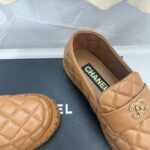 Chanel Double C Buckle Fisherman Loafers Brown For Women