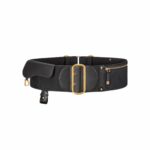 Christian Dior Saddle Belt Black For Women- B0348CCIF_M900