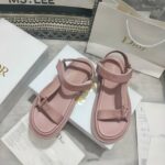 Dior D-Wave Sandal Pink For Women