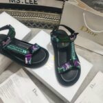 Dior D-Wave Sandal Black For Women
