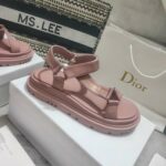 Dior D-Wave Sandal Pink For Women