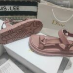 Dior D-Wave Sandal Pink For Women