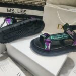 Dior D-Wave Sandal Black For Women