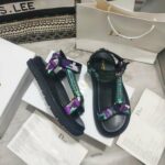 Dior D-Wave Sandal Black For Women