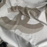 Chanel Double C Scarf Beige For Women