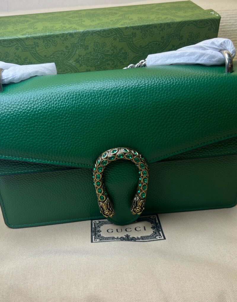 Gucci Dionysus Shoulder Bag Green For Women 11in/28cm 400249 CAOGX 3120
