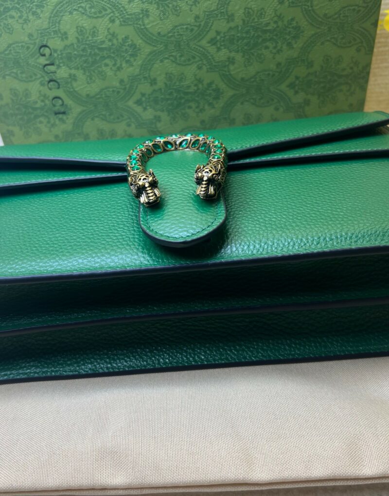 Gucci Dionysus Shoulder Bag Green For Women 11in/28cm 400249 CAOGX 3120