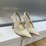 Dior J'adior Slingback Pump Beige For Women 3.9in/10cm