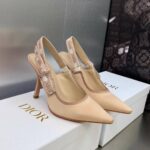 Dior J'adior Slingback Pump Beige For Women 3.9in/10cm