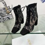 Dior Naughtily-D Heeled Ankle Boot Black For Women KDI952ROY_S900