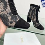 Dior Naughtily-D Heeled Ankle Boot Black For Women KDI952ROY_S900