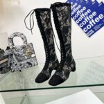 Dior Naughtily-D Wedge Boot Black For Women