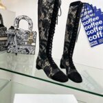 Dior Naughtily-D Wedge Boot Black For Women