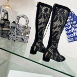 Dior Naughtily-D Wedge Boot Black For Women