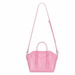 Givenchy Mini Antigona Lock Bag In Box Leather Bright Pink For Women 11.4 in/ 28.9 cm